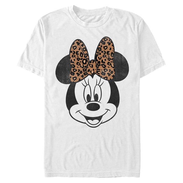 Mikki Hiiri - Modern Minnie Face Leopard - T-paita