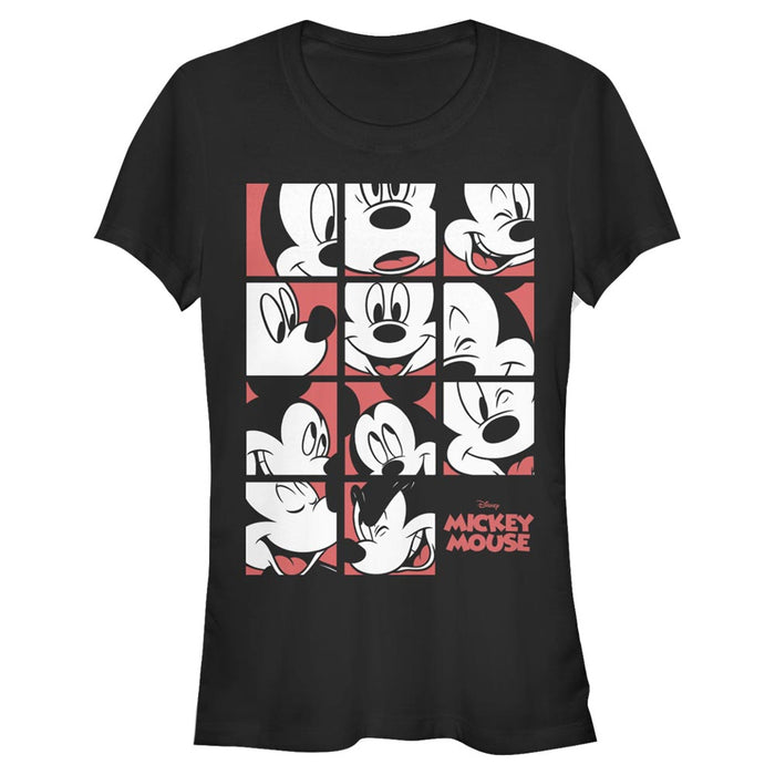 Mikki Hiiri - Mickey Mouse Expression Grid - Naisten T-paita