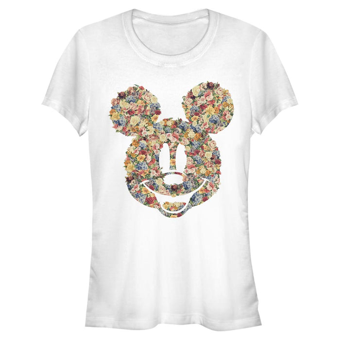 Mikki Hiiri - Floral Mickey - Naisten T-paita