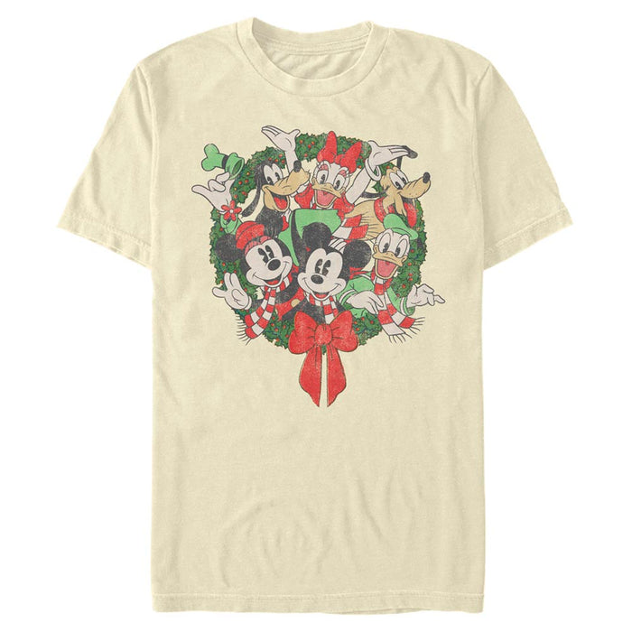 Mikki Hiiri - Mickey Friends Wreath - T-paita