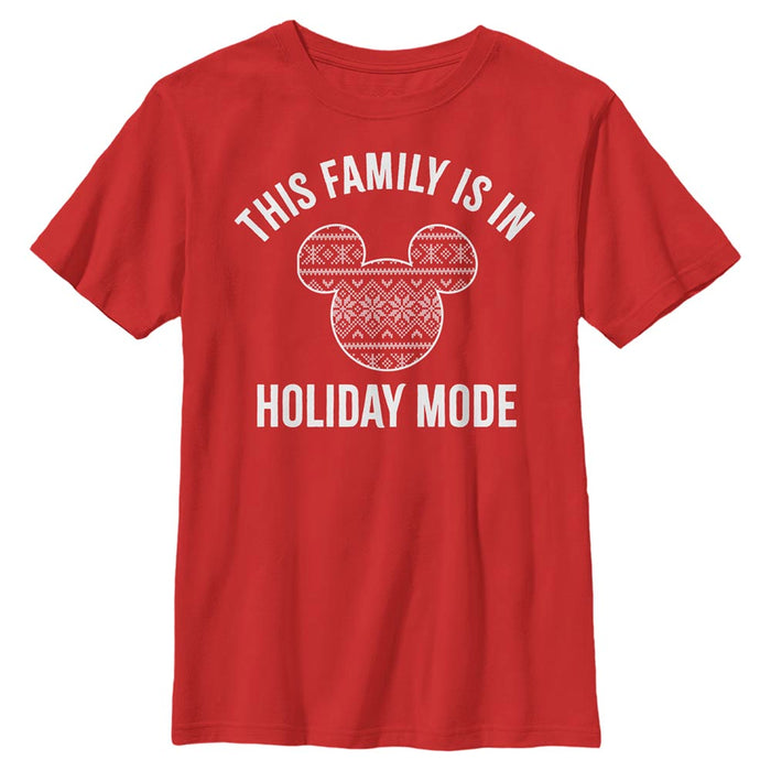 Mikki Hiiri - Family Holiday Mode - Lasten T-paita