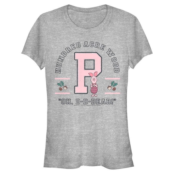 Nalle Puh - Piglet Collegiate - Naisten T-paita