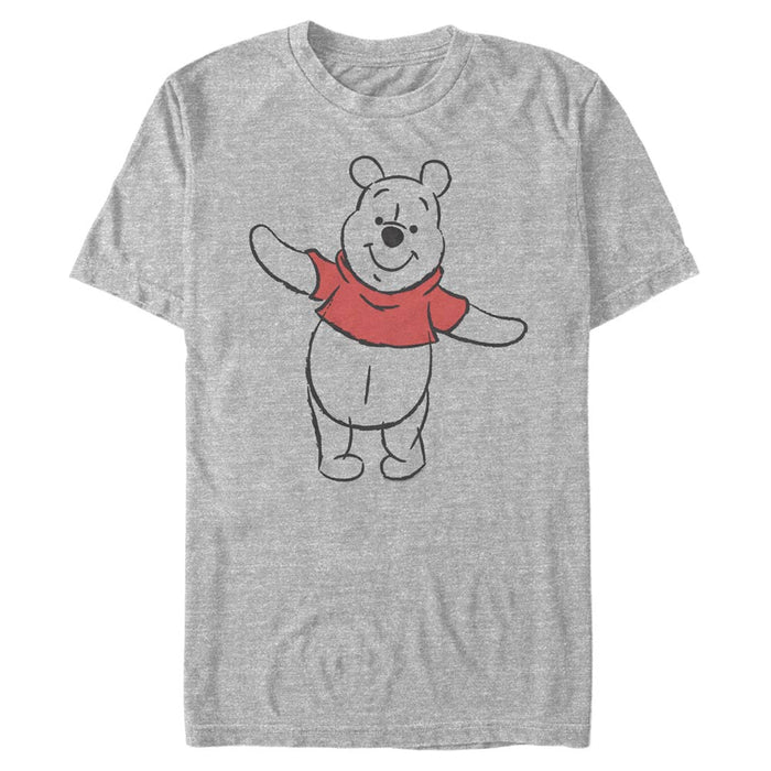 Nalle Puh - Basic Sketch Pooh - T-paita