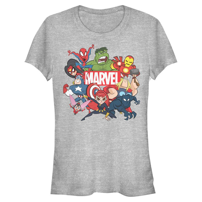 Avengers - Group Marvel Retro - Naisten T-paita