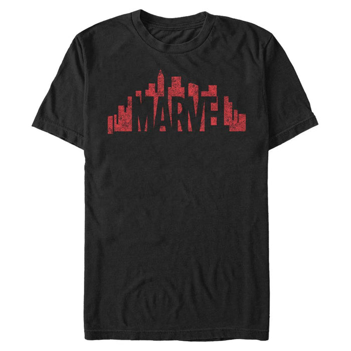 Marvel - Skyline Logo Oversize - T-paita