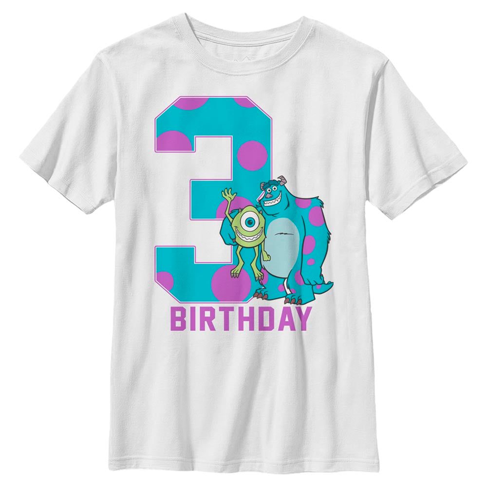 Monsterit Oy - Birthday Monster - Lasten T-paita