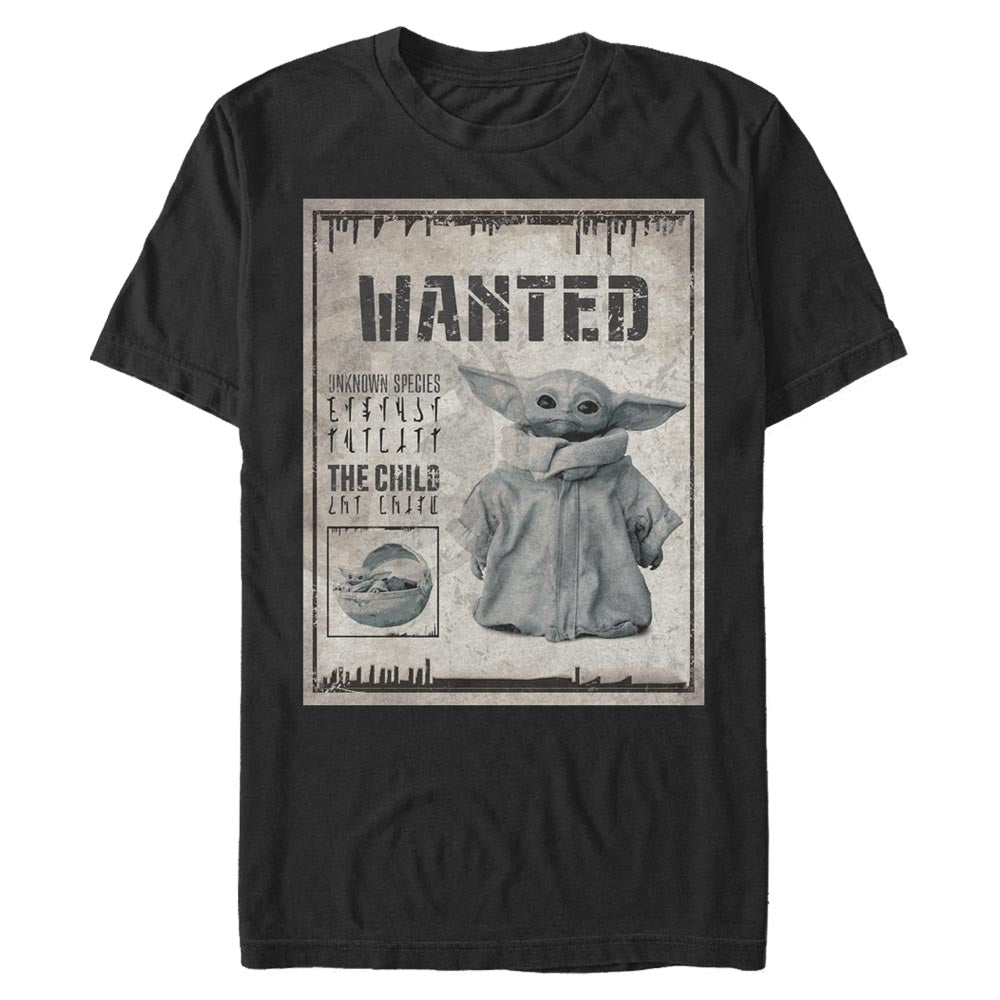 Star Wars: Mandalorian - Wanted Child Poster - T-paita