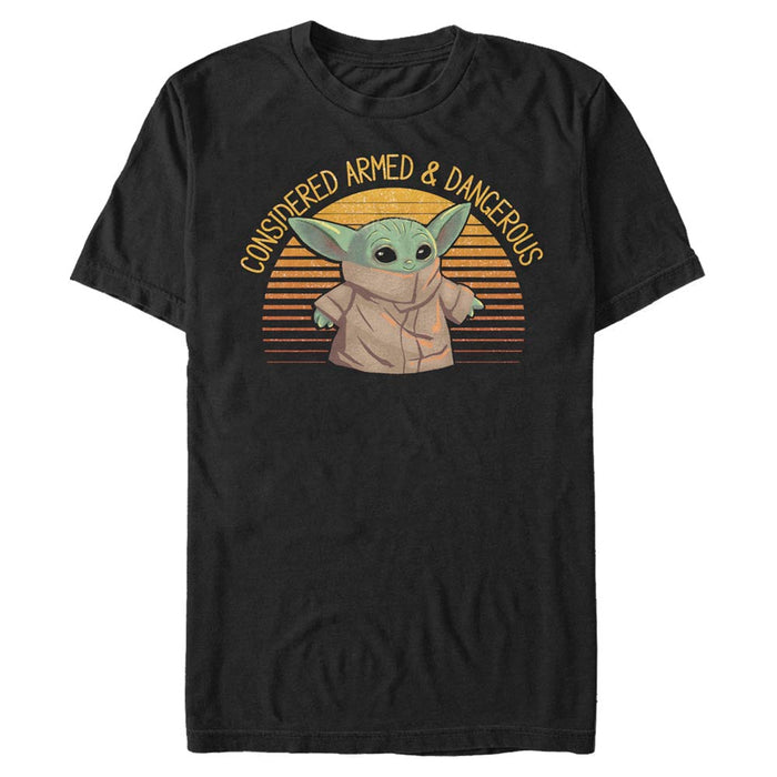 Star Wars: Mandalorian - Sunset Cute Yoda - T-paita