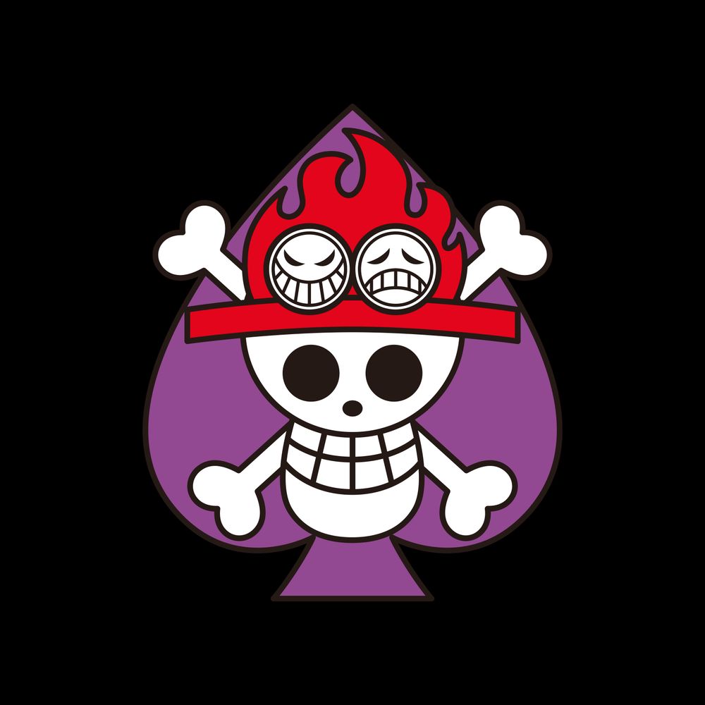 One Piece - Aces Skull - Lippis