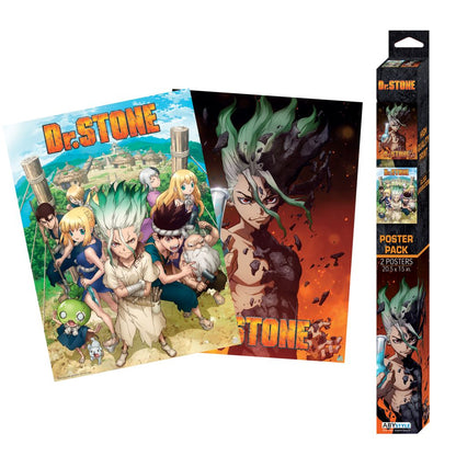 Dr. Stone - Group & Artwork - Julistesetti (2 kpl)