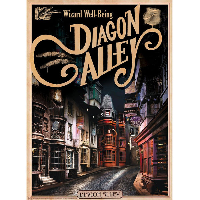 Harry Potter - Diagon Alley & Hogwarts - Julistesetti (2 kpl)
