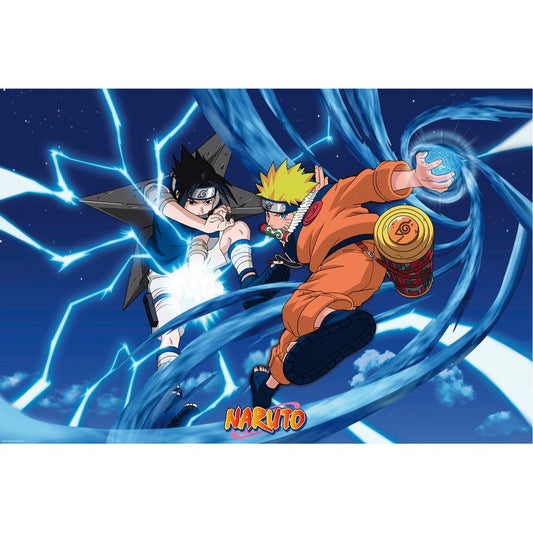 Naruto - Naruto & Sasuke - Juliste