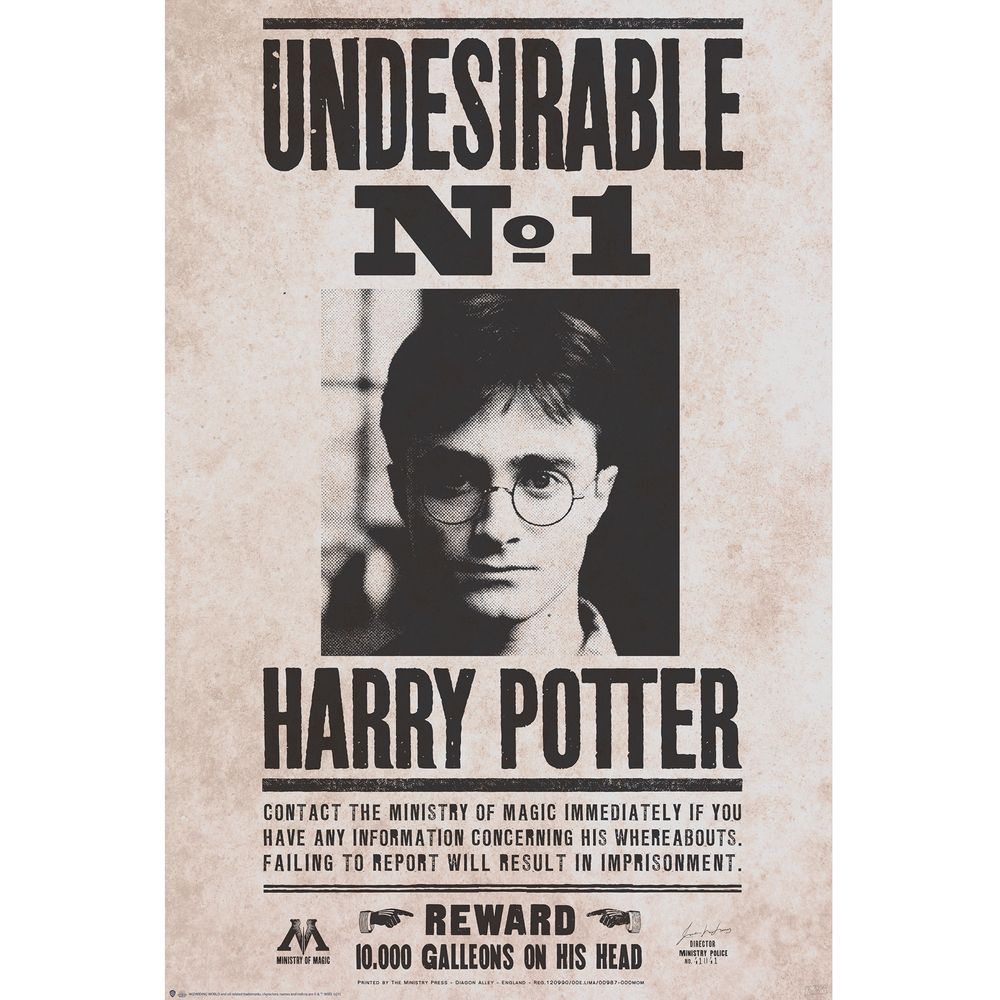 Harry Potter - Undesirable No 1 - Juliste