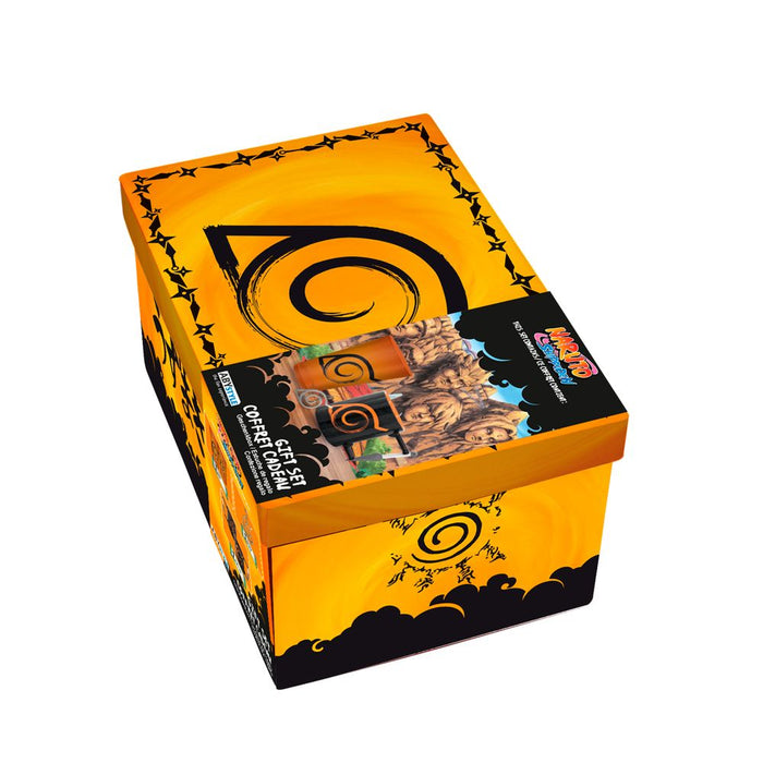 Naruto - Konoha - Lahjasetti (muki, juomalasi ja avaimenperä)
