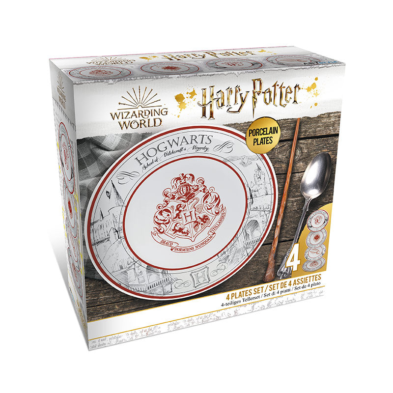 Harry Potter - Universe - Lautaset (4 kpl lautassetti)