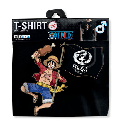 One Piece - Luffy 1000 Logs - T-paita