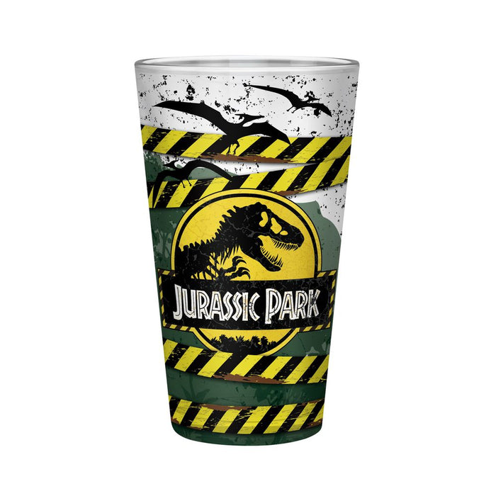 Jurassic Park - Danger High Voltage - Iso juomalasi (XXL)
