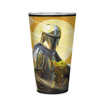 Star Wars: The Mandalorian - Mando & Child - Iso juomalasi (XXL)