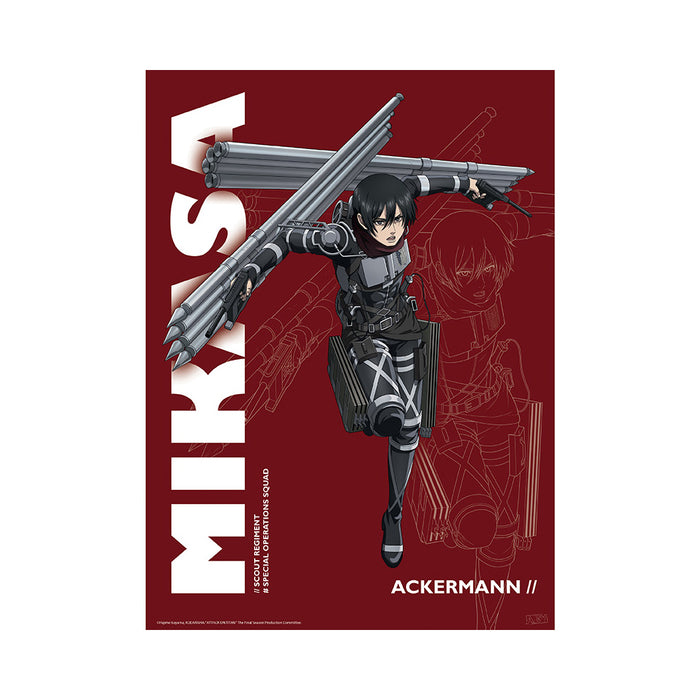 Attack on Titan - Season 4 Mikasa - Juliste