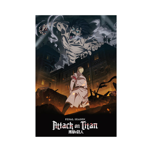 Attack on Titan - Key Art Season 4 - Juliste