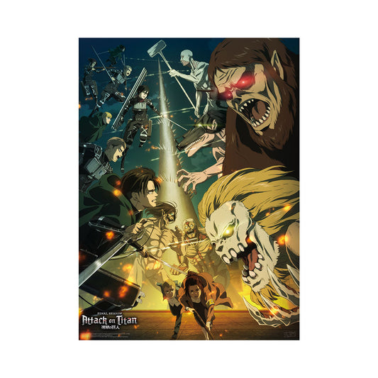 Attack on Titan - Paradis vs Marley - Juliste