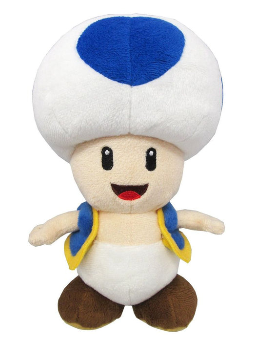 Super Mario - Toad Blue - Pehmolelu
