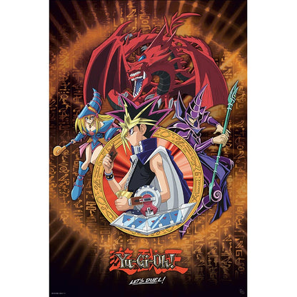 Yu-Gi-Oh - Yugi Slifer and Magician - Juliste