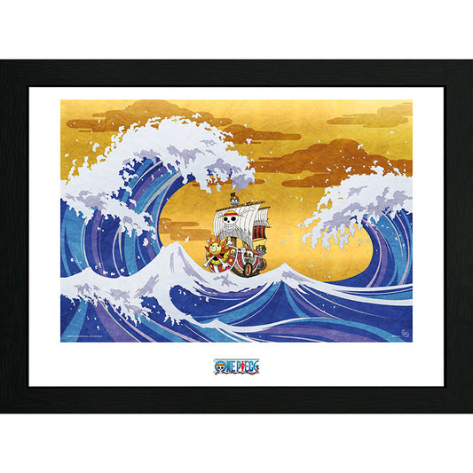 One Piece - Thousand Sunny - Kehystetty taidejuliste