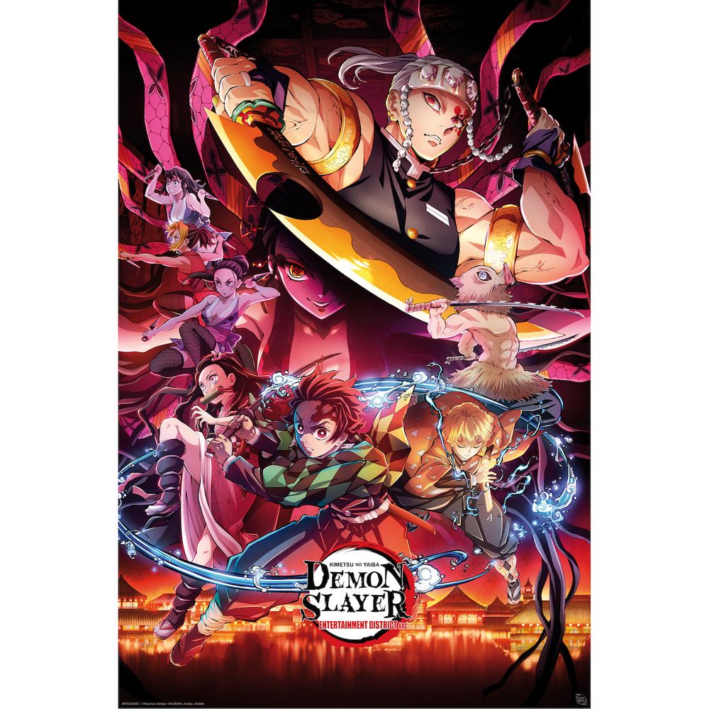 Demon Slayer - Entertainment District - Juliste