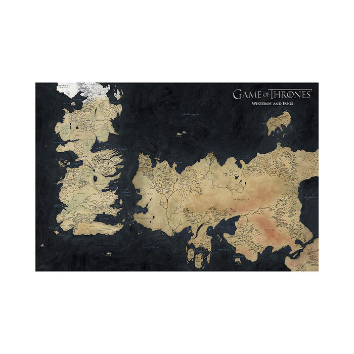 Game of Thrones - Westeros Map - Juliste