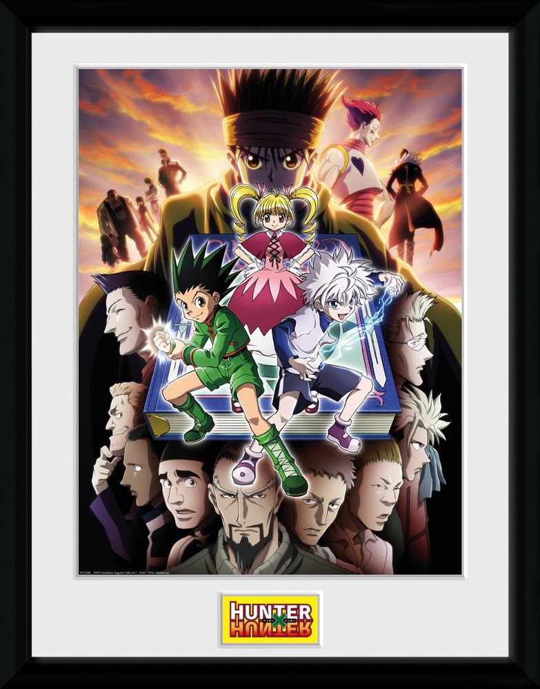 Hunter X Hunter - Keyart Book - Kehystetty taidejuliste