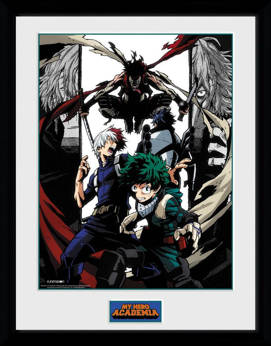 My Hero Academia - Heroes and Villains - Kehystetty taidejuliste