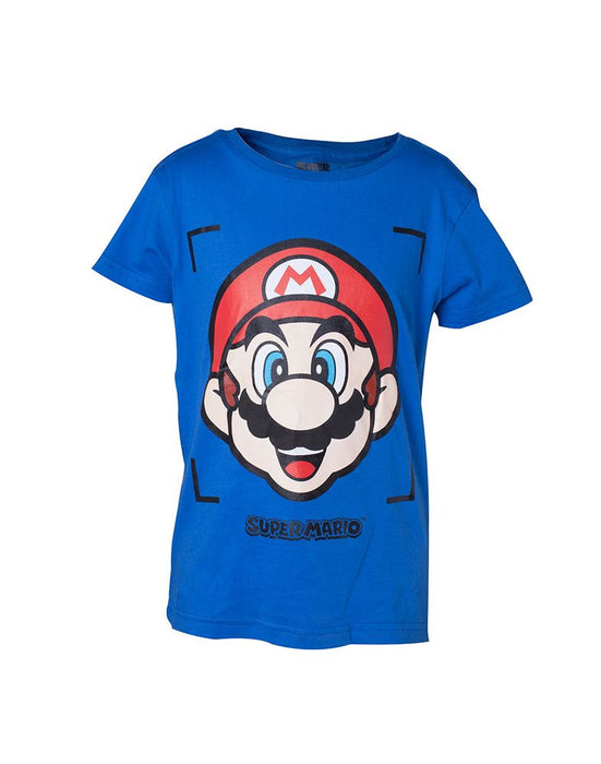 Super Mario - Face - Lasten T-paita