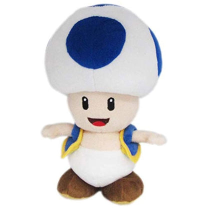 Super Mario - Toad Blue - Pehmolelu