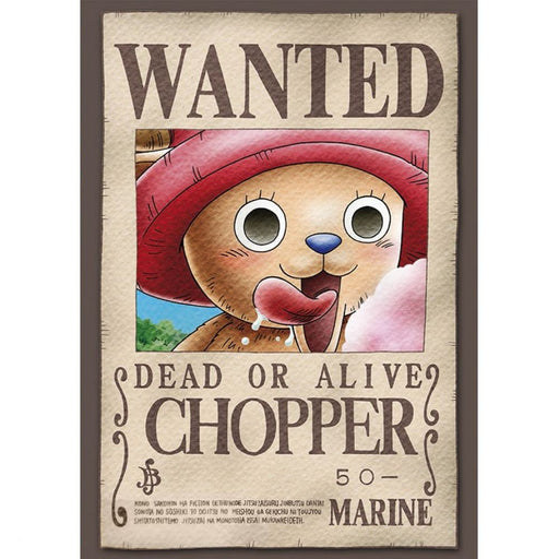 Set 2 Posters Chibi - One Piece - Wanted Brook & Chopper - 52 x 35 cm