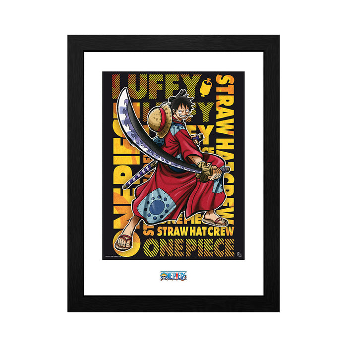 One Piece - Luffy in Wano - Kehystetty taidejuliste