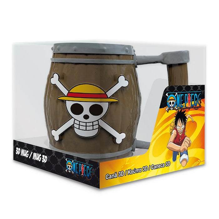 One Piece - Straw Hat Pirates Gang Barrel - 3D-muki