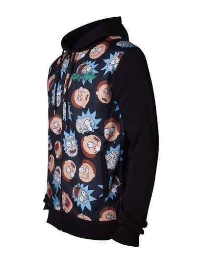 Rick and Morty - Pattern Printed Sublimation - Huppari