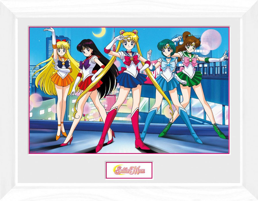 Sailor Moon - Group - Kehystetty taidejuliste
