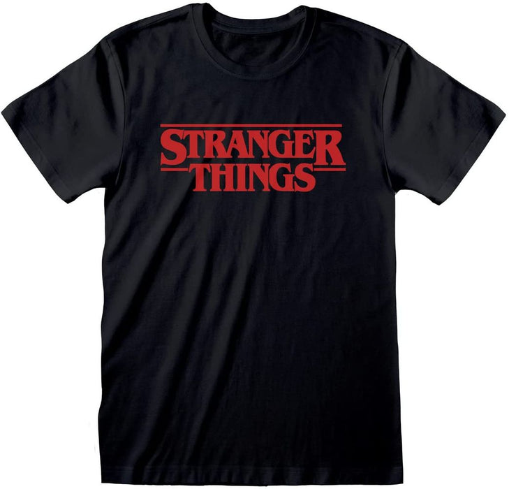 Stranger Things - Logo Black - T-paita