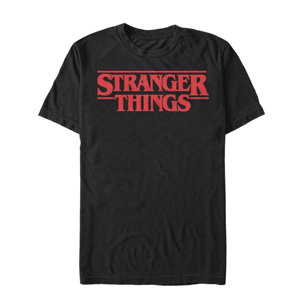 Stranger Things - Red Logo - T-paita