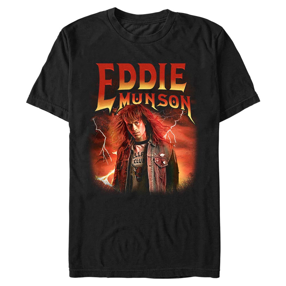 Stranger Things - Metal Eddie - T-paita