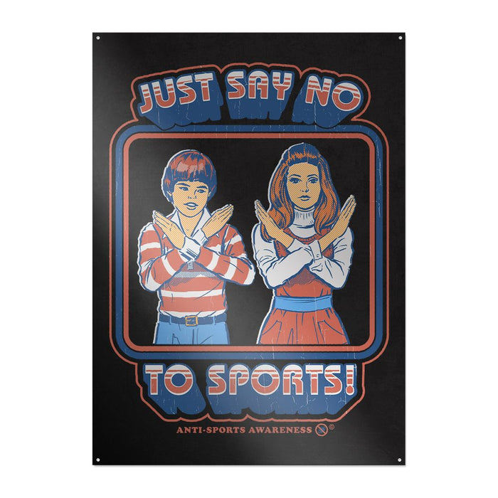 Steven Rhodes - Say No To Sports - Metallikyltti
