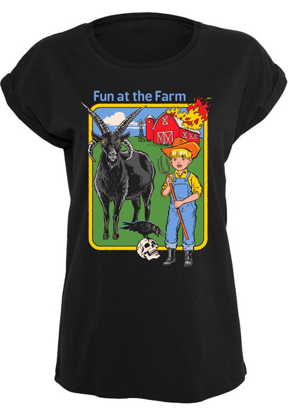 Steven Rhodes - Fun at the Farm - Naisten T-paita