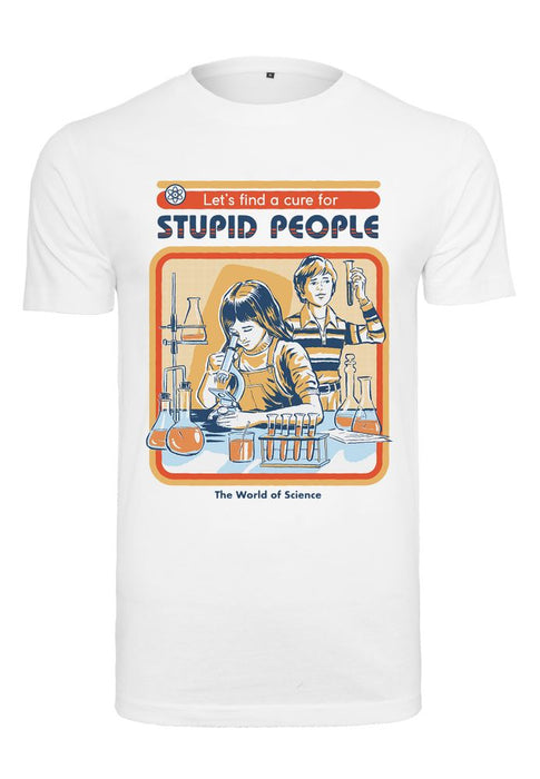 Steven Rhodes - A Cure For Stupid People - T-paita