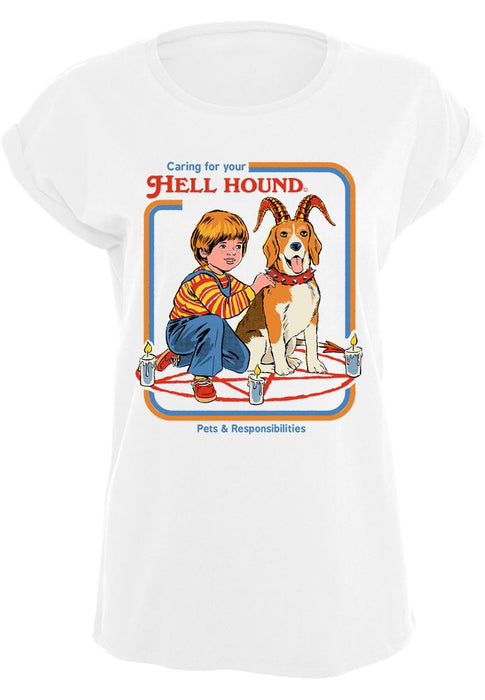 Steven Rhodes - Caring for your hell hound - Naisten T-paita