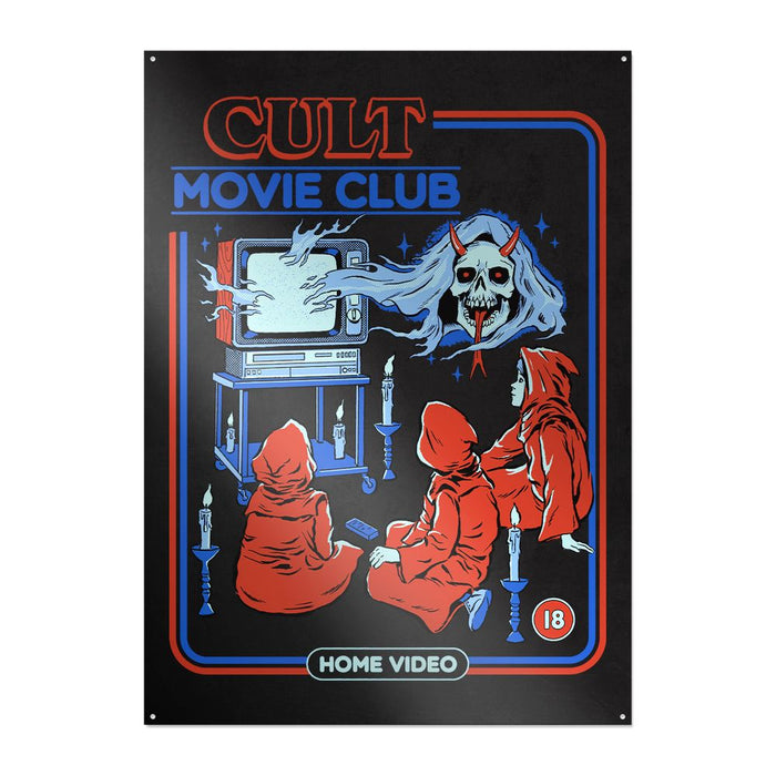 Steven Rhodes - Cult Movie Club - Metallikyltti