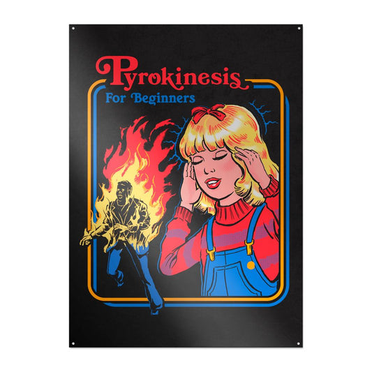 Steven Rhodes - Pyrokinesis For Beginners - Metallikyltti