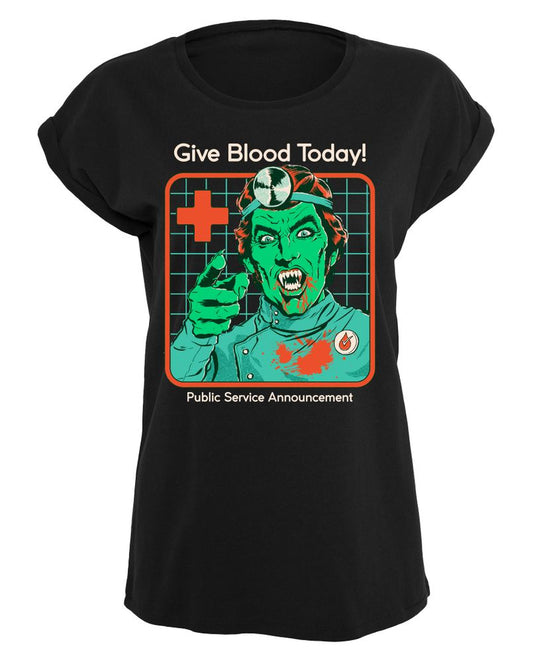 Steven Rhodes - Give Blood Today - Naisten T-paita