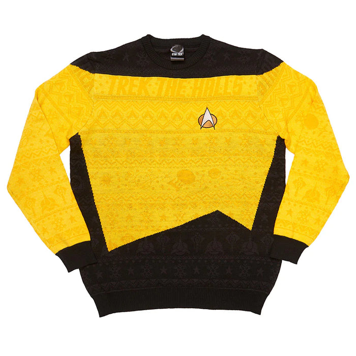 Star Trek - Yellow - Joulupaita / jouluneule